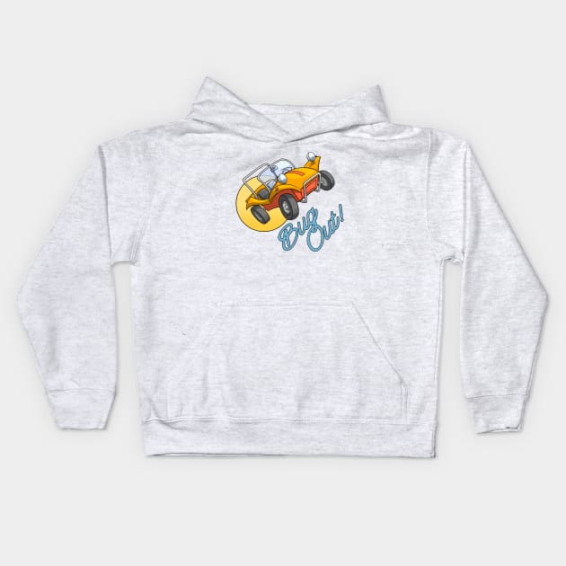 Bug Out! Kids Hoodie by CFouldsArt